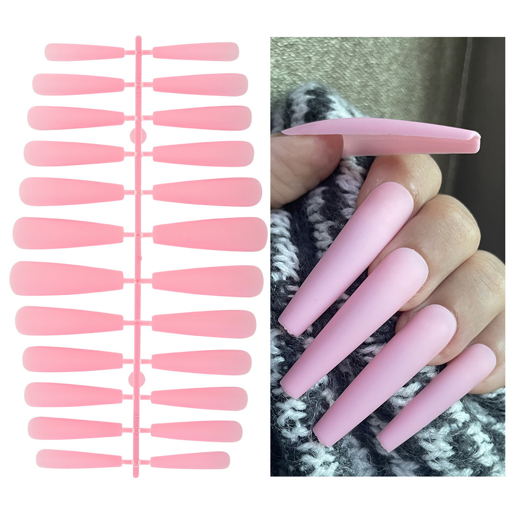 Solid color matte nail stickers