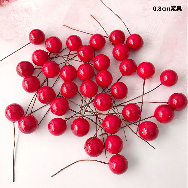 0.8cm Fruit Red (500 pieces)