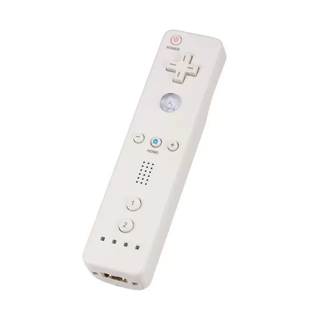 Беспроводная прямая рукоять Wii, нейтральная правая рукоять Wii, обычная прямая рукоять Wii, упаковка жемчужного хлопка, без силикона
