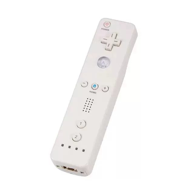 Беспроводная прямая рукоять Wii, нейтральная правая рукоять Wii, обычная прямая рукоять Wii, упаковка жемчужного хлопка, без силикона
