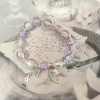 S522 pearl fishtail AB purple bracelet
