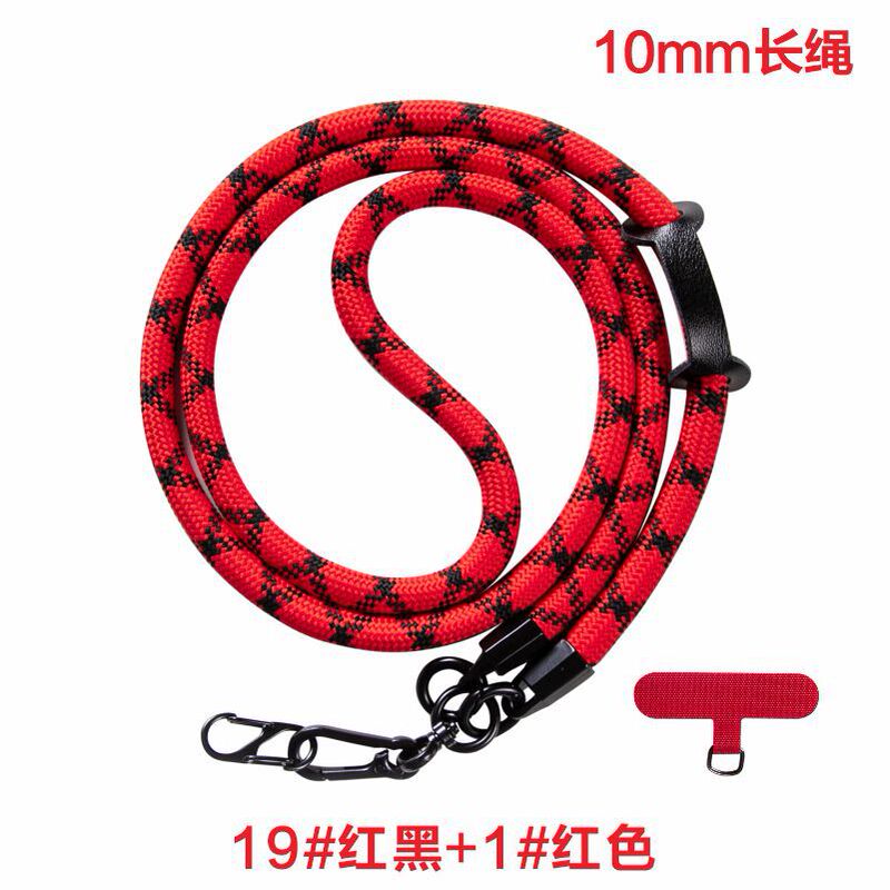 携帯電話のストラップの斜め掛けの10mmの首掛けの太い編みの携帯電話のストラップの多機能の斜め掛けのストラップのポリエステルの携帯電話のストラップ|undefined