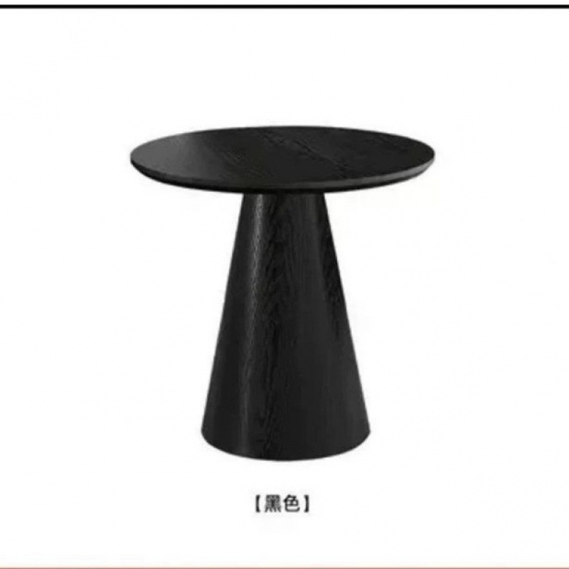 实木小圆桌洽谈桌茶几简约休闲创意咖啡厅奶茶店酒店店面接待圆桌|undefined