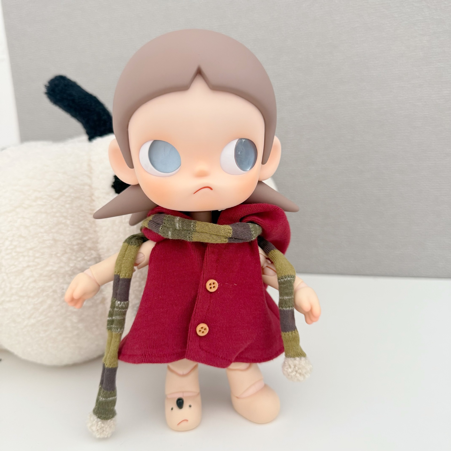 仅衣服】嘎子姐娃衣斗篷Zsiga衣服1/8可动人偶时尚披风着替20CM