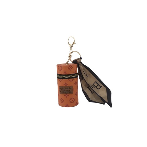 2024 Fashionable and Versatile High-Quality Portable Fashion Red Mouth Wallet Convenient Mini Scarf Elderflower Pendant