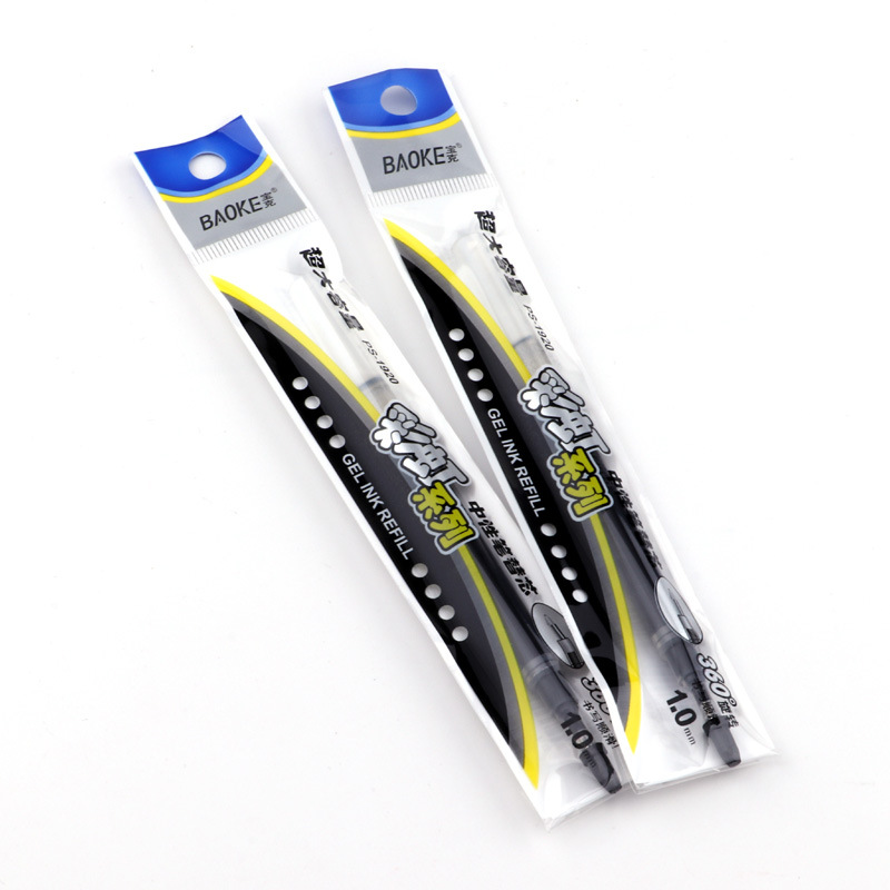 寶克PS-1920彩虹大容量4倍中性芯1.0mm簽字筆1048替芯