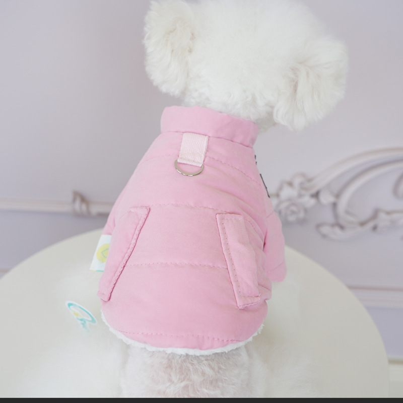 狗狗衣服冬季Q家船长棉衣中小型衣可牵引泰迪猫咪保暖防寒衣批发|undefined