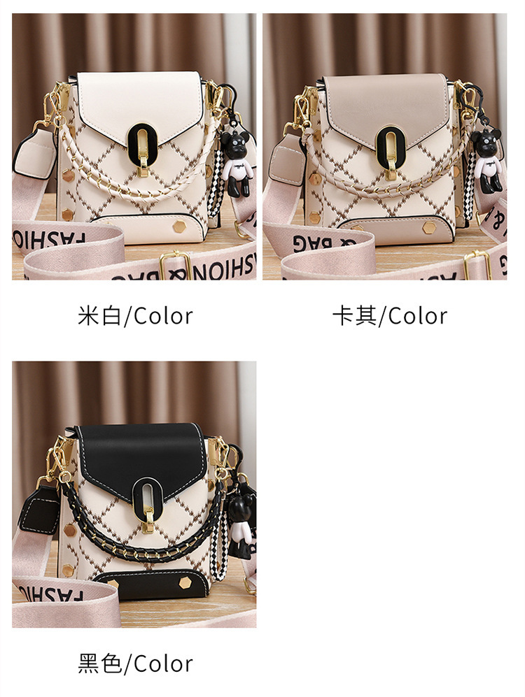 Üreticinin yeni yaz çantası Kore tarzı basit küçük kare çanta moda çok yönlü tek omuz çapraz vücut moda mini cep telefonu çantası kadın çantası