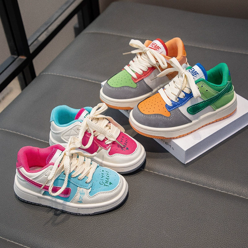Children's sneakers, demi-season casual footwear, universal sports shoes, Korean style, soft sole