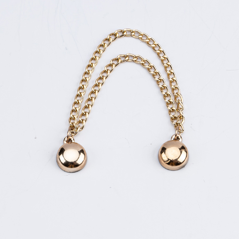 チェーンの磁気はズボンの足を引きずることを防ぎます。金属の磁気は袖口を固定します。