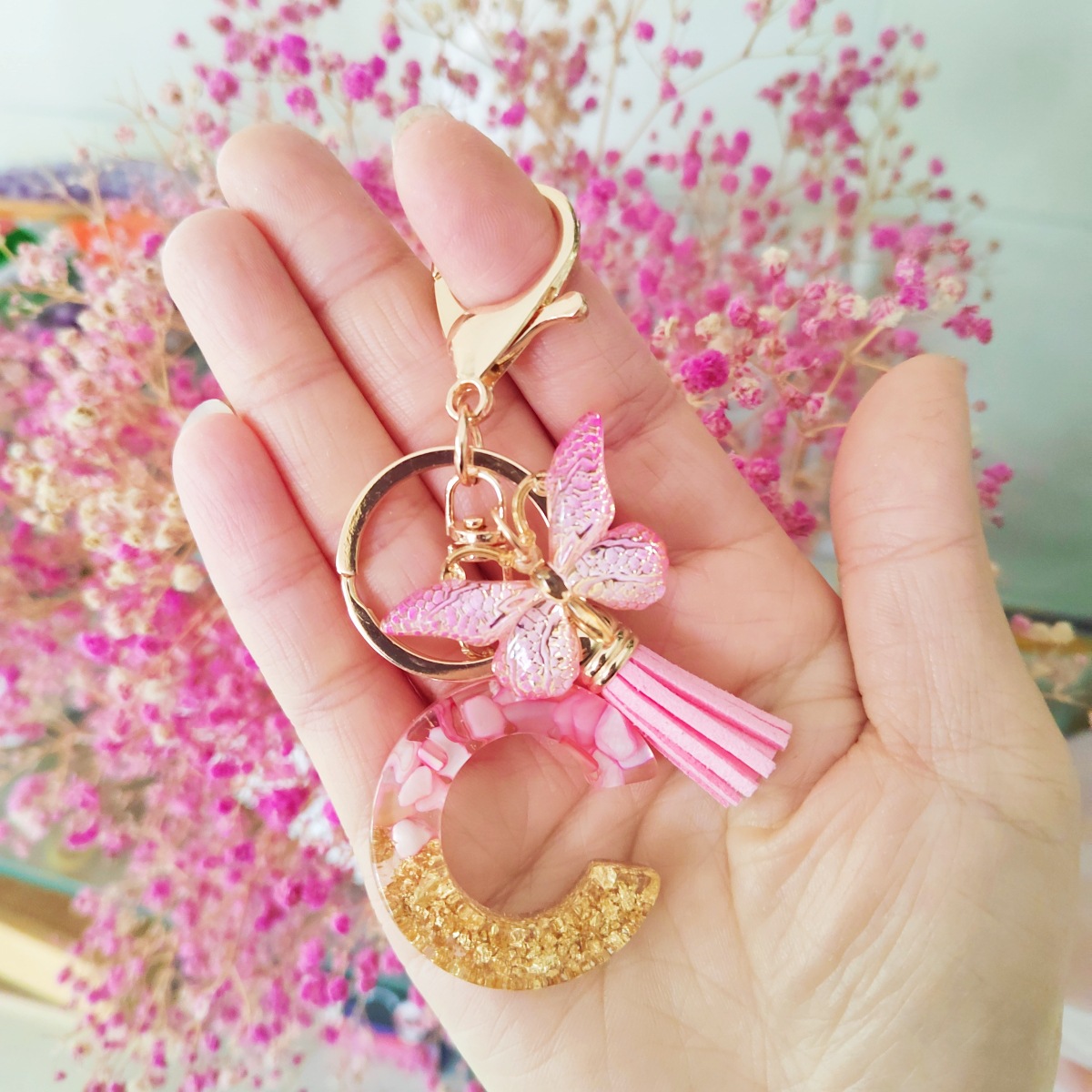 Carta llavero colgante/C