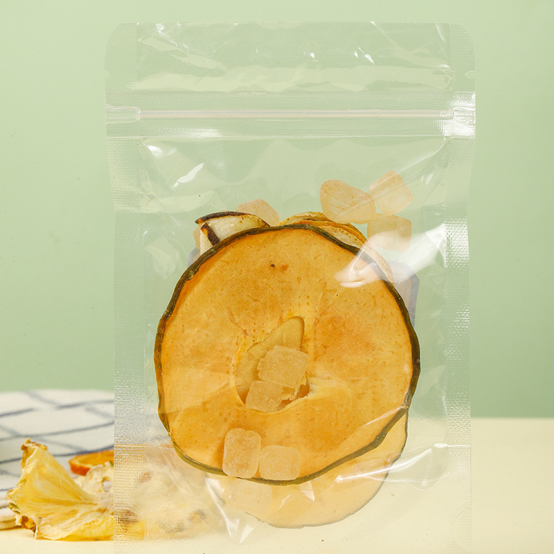 廠家獨立包裝水果茶金桔檸檬百香果組合透明袋裝【水果茶】