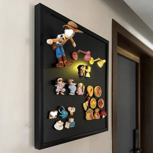 磁吸黑板电表箱遮丑神器配电箱遮挡装饰画免打孔新款冰箱贴展示板