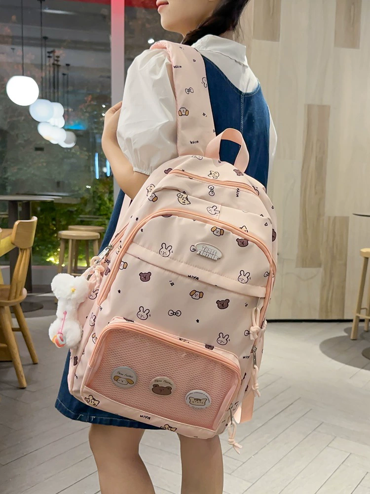 Fresh cute small bag, school bag, shoulder bag, capacious backpack