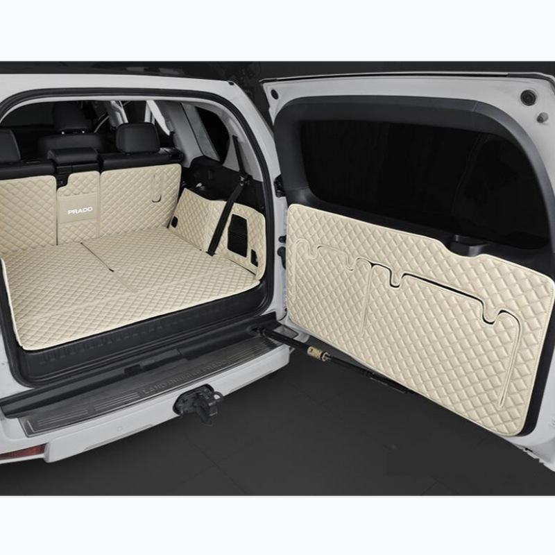 跨境汽车全包围后备箱垫混动尾箱垫改装专用皮革后仓垫一件代发