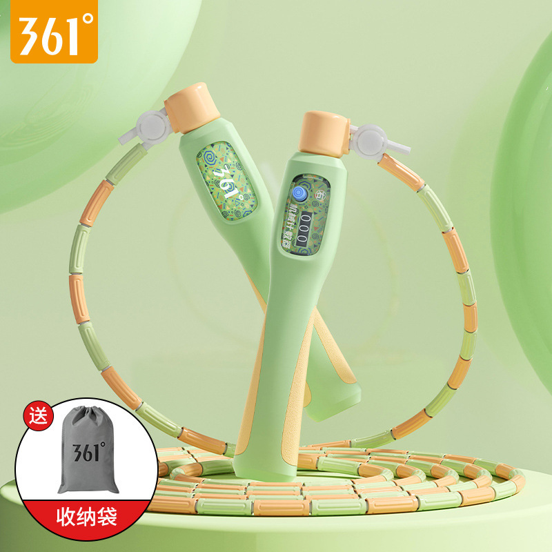 361°竹节跳绳小学生专用计数轴承儿童初中体育锻炼考试花式跳绳|undefined
