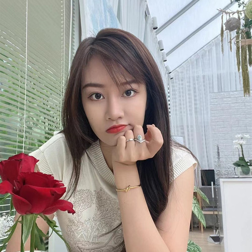 Fashion Mosaic Diamond Crown Waterdrop V Ring Sea Blue Pure Silver Diamond Ring Engagement Gift Light Luxury Women's Ring