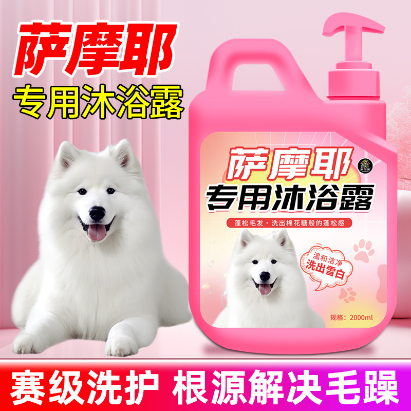 Pet Shower Gel for Samoyeds, Deodorizing, Long-Lasting Fragrance, Shampoo and Bath Liquid for Fluffy and Soft Hair Pet Shower Gel for Samoyeds, Deodorizing, Long-Lasting Fragrance, Shampoo and Bath Liquid for Fluffy and Soft Hair