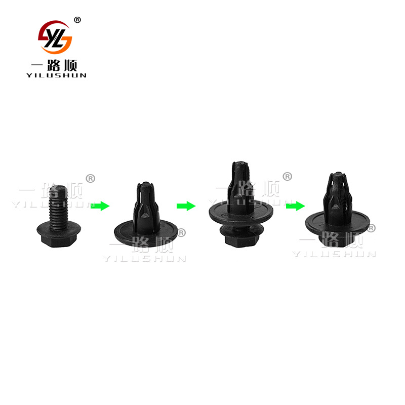 Adecuado para Honda parachoques trasero parachoques hebilla cabeza hexagonal clip B72 OE:91516-SK7-013