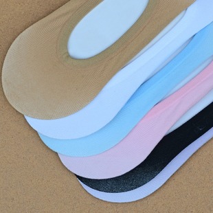 Hot sale summer new style stockings ladies invisible socks polyester shallow mouth boat Socks magic socks manufacturers wholesale