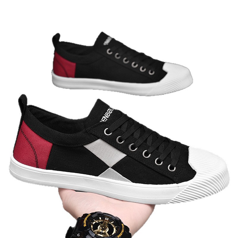 Las nuevas zapatillas de deporte de corte bajo de los hombres se pueden usar en cuatro estaciones, cómodas, transpirables, simples y elegantes, ligeras y de todo fósforo