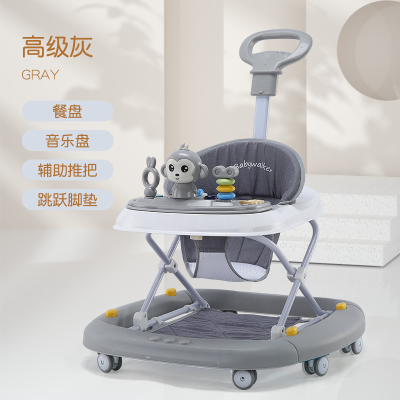 Caminillo para bebés con piernas anti-o, carro multifuncional anti-side, carro para bebés que se pueden sentar y empujar para conducir