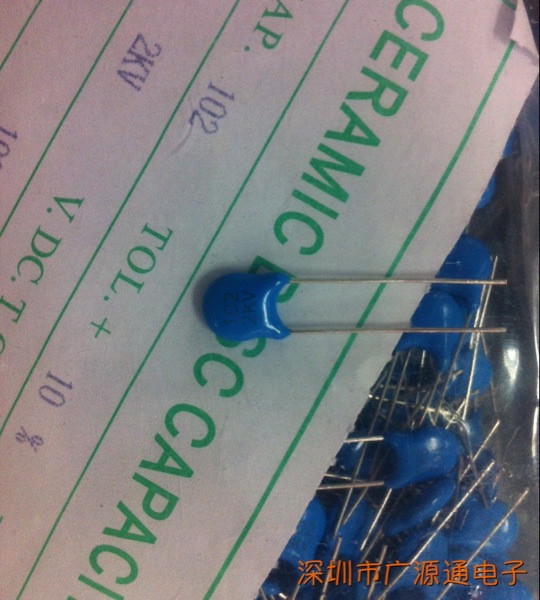 高压瓷片电容 102K 2KV/102 1000PF 1nF 2000V 全新现货