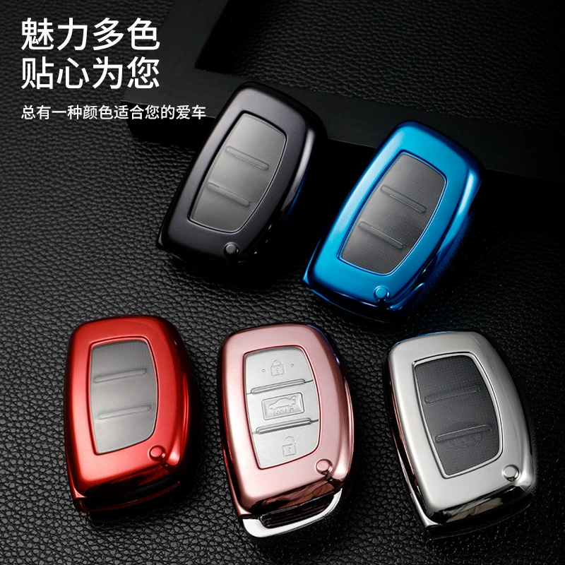 Key shell (Hyundai) Modern A model, glossy replacement cover, multi‑color options