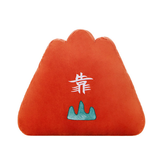 Creative backrest pillow lumbar series Chinese style sofa seat cushion office lunch break plush pillow