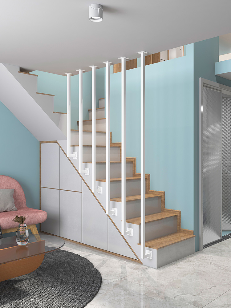 Modern children's fence with stairs for home use