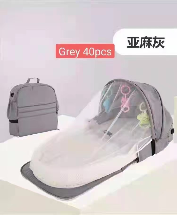 Crib Newborn Baby Bionic Isolation Bed Anti-Mosquito Folding Bed Mid-Bed Removable and Convenient Outdoor Travel Bed
