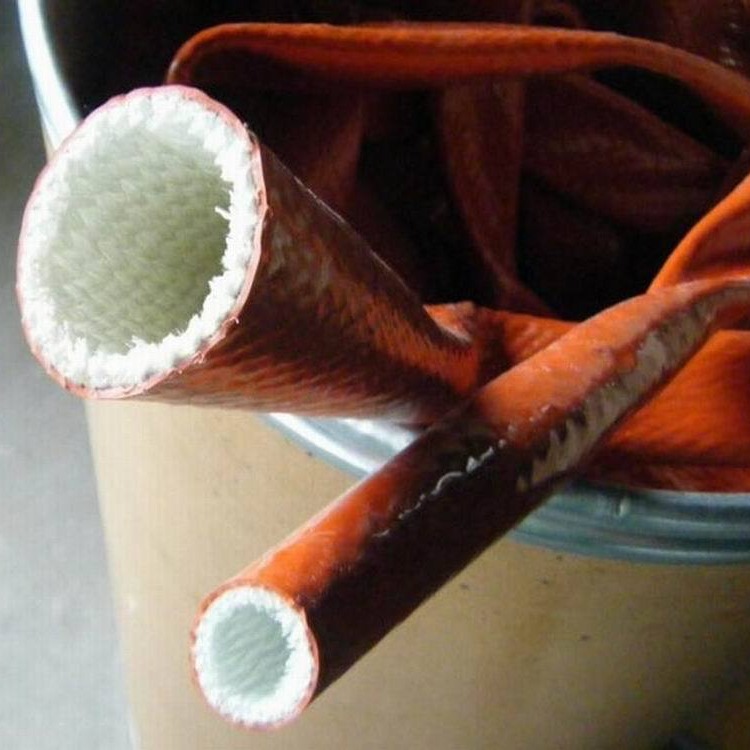 防火保温玻璃纤维套管  耐腐蚀 耐高温 隔热效果好 硅胶套管