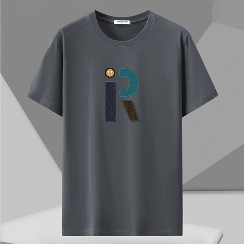 Spring Men's Short-sleeved T-shirt Korean Style Trendy Brand Student Round Neck Loose Half-sleeved T-shirt Top Extra Large Size T-shirt