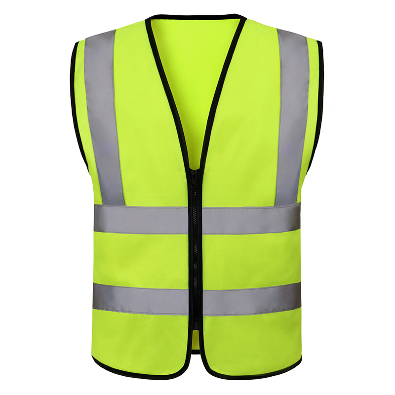 Chaleco Reflectante de Seguridad de Malla Multi Bolsillos para Construcción y Seguridad Vial