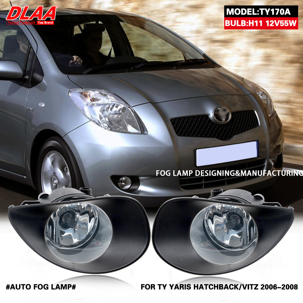 Aplicable a Toyota 06/07/08/09/10 / 11 modelo de dos compartimentos Yaris conjunto de lámpara de niebla delantera lámpara de barra de luz diaria image 1