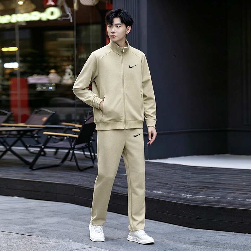 2026 Autumn New Sweatshirt Set for Men, Casual Trendy Brand Sportswear, Cotton Men's Clothing Full Set 2026 Autumn New Sweatshirt Set for Men, Casual Trendy Brand Sportswear, Cotton Men's Clothing Full Set