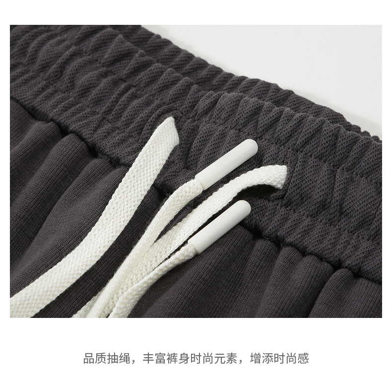 夏季新款双面斜纹棉日系复古运动五分短裤卫裤 (12).jpg