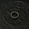Black Diamond Row Diamond Ring-Pink Diamond