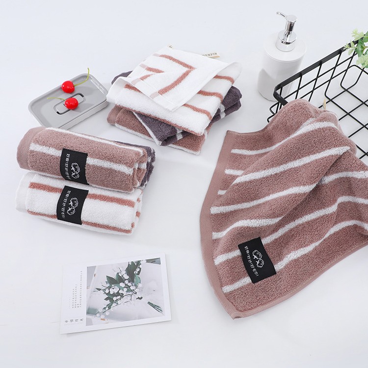 Toalha de rosto em algodão quadrada macia absorvente bebé_voghion.com