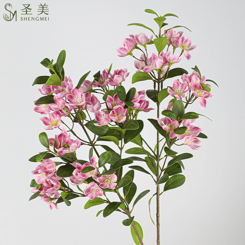 仿真桃金娘绿植吊钟树叶工程园林造景家居装饰厂家批发场景布置