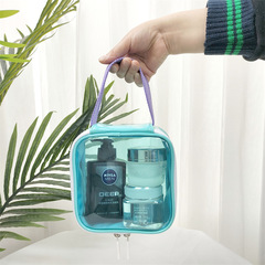 化妝包一個起批小隨身女大容量高顏值收納包便攜式透明防水洗漱包