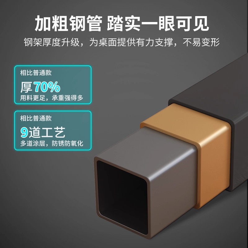 Escritorio de escritorio de dormitorio escritorio de escritorio simple escritorio de computadora moderno escritorio de doble rectangular