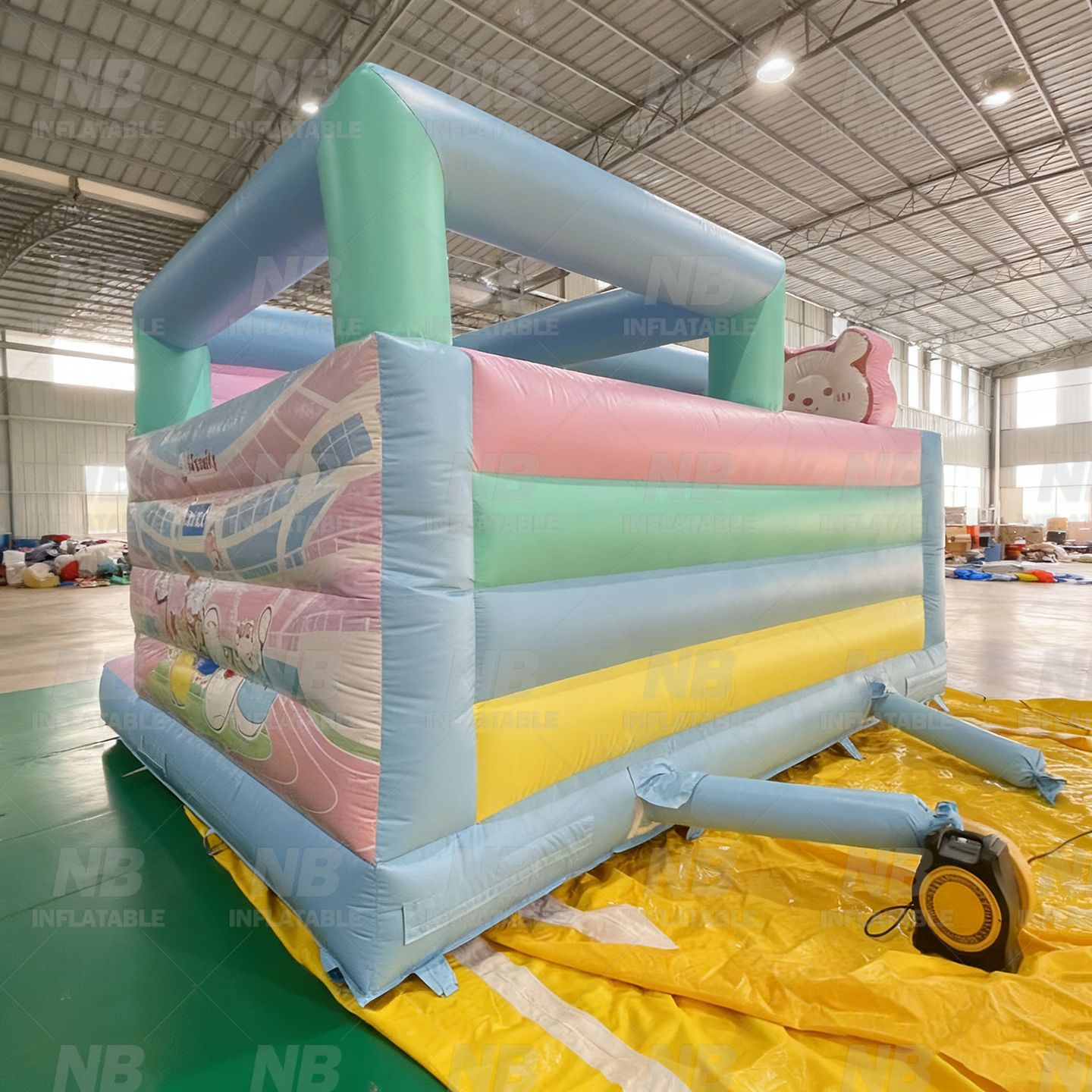 Casas inflables para niños indoor y outdoor jardín sala de rebote cama pequeña piscina inflatable castillo traviesos