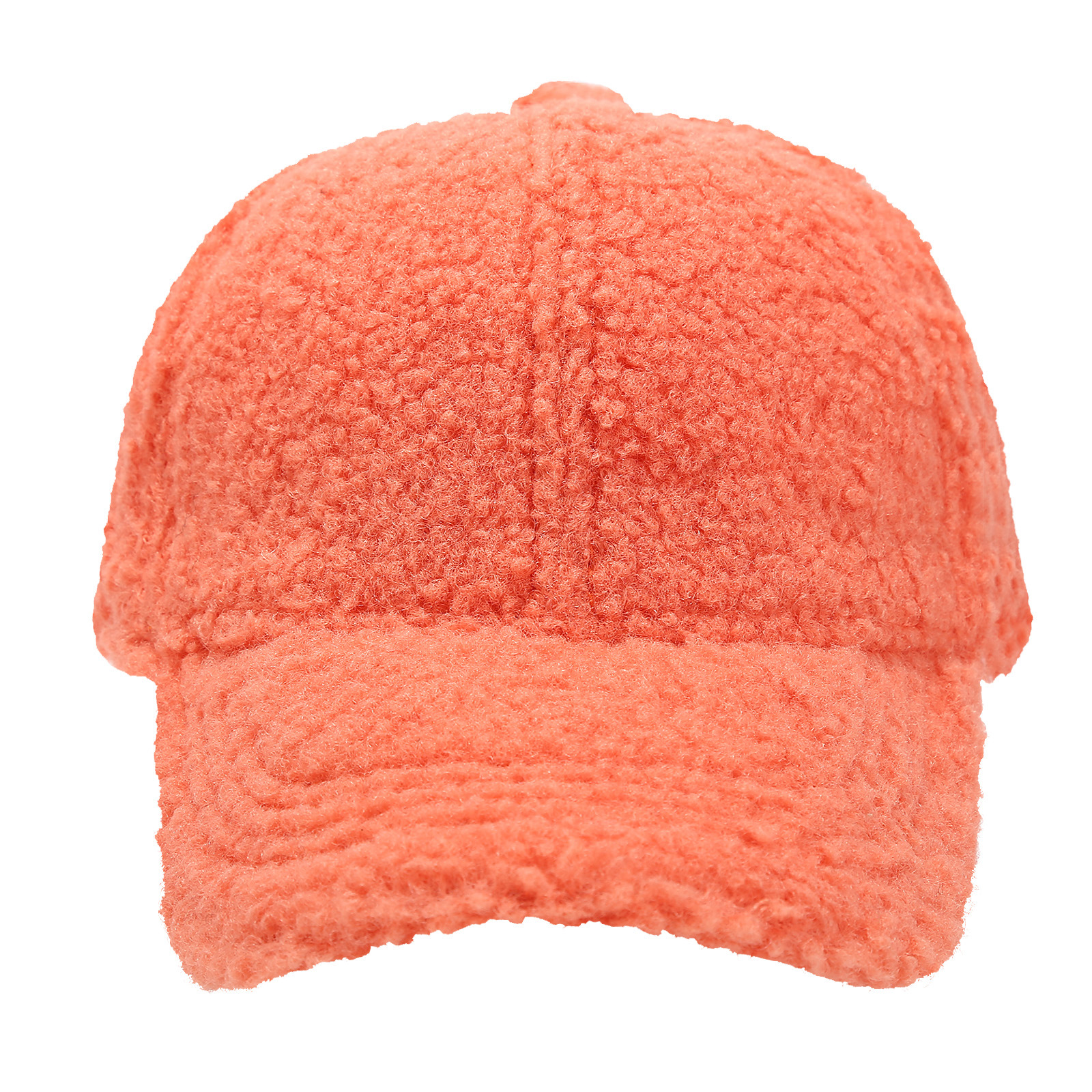 Winter Lamm Wolle Baseball Caps Für Kinder Baby Kinder Warme Dicke Feste Farbe Golf Caps Mädchen Junge Sport Gebogene Krempe Visiere Hut – Detail 21