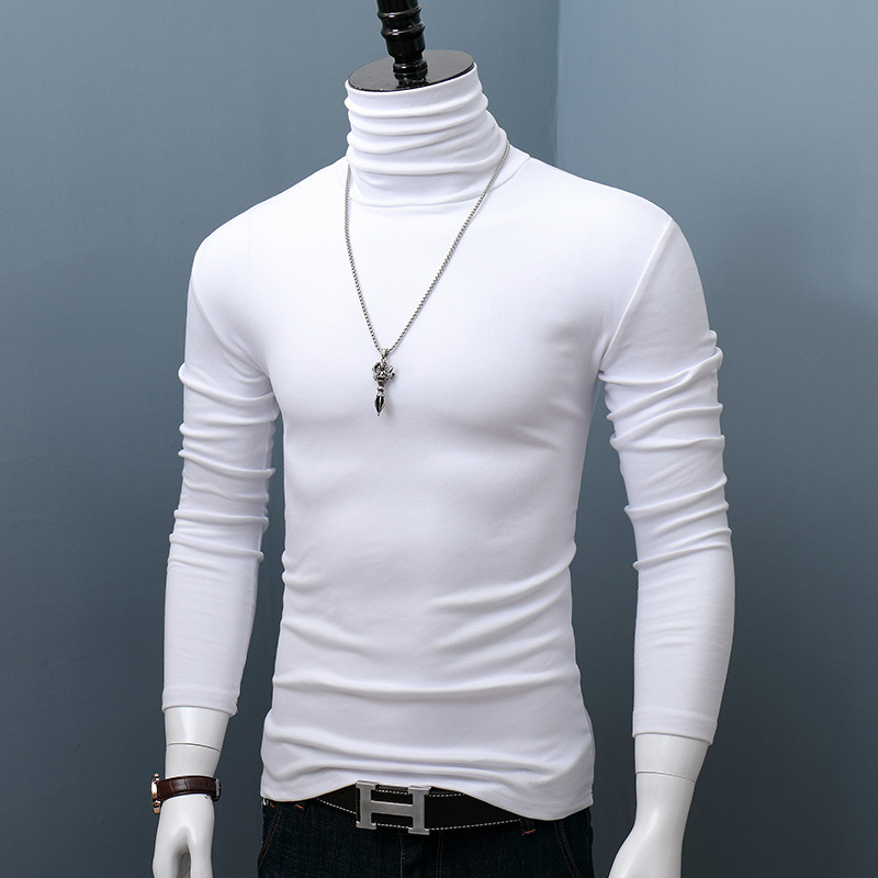 화이트 풀 터틀넥