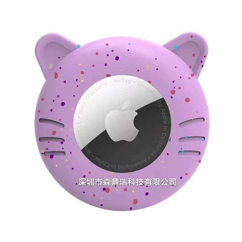 폴카 도트 라일락 보호 케이스+opp