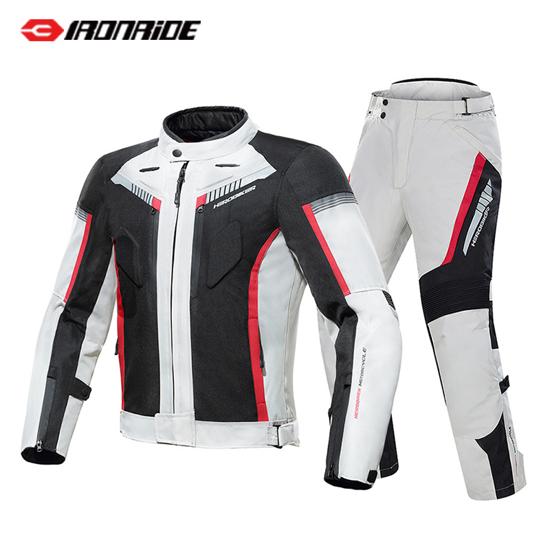 Motorcycle Riding Clothing Summer Men's Jacket Four-Season Off-Road Motorcycle Clothing Racing Anti-Fall Waterproof Windproof Riding Equipment