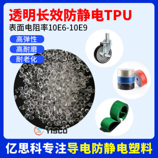Anti-static TPU transparent and adjustable property fire natural color anti-static tpu permanent anti-plastic