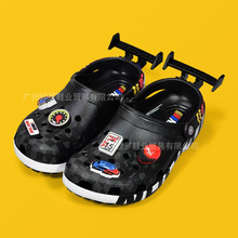 cross儿童赛车洞洞鞋防滑耐磨中大童凉鞋男童拖鞋女童沙滩鞋有标