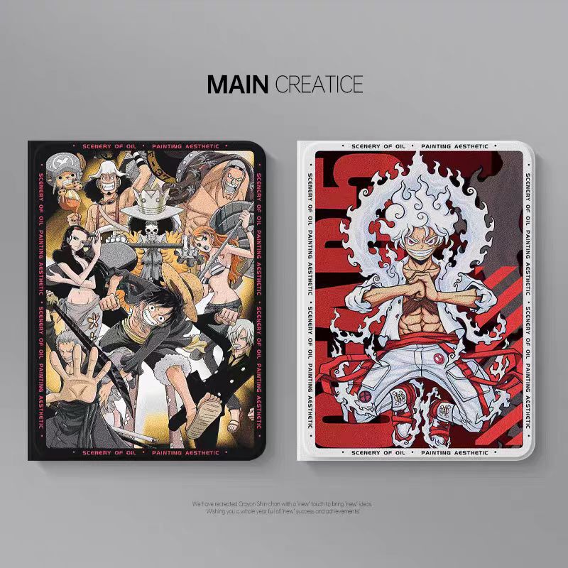 Suitable for iPad Pro 2025 Tablet Protective Case One Piece 10Th Generation with Pen Slot Air6 Anime Gear Five Luffy Suitable for iPad Pro 2025 Tablet Protective Case One Piece 10Th Generation with Pen Slot Air6 Anime Gear Five Luffy